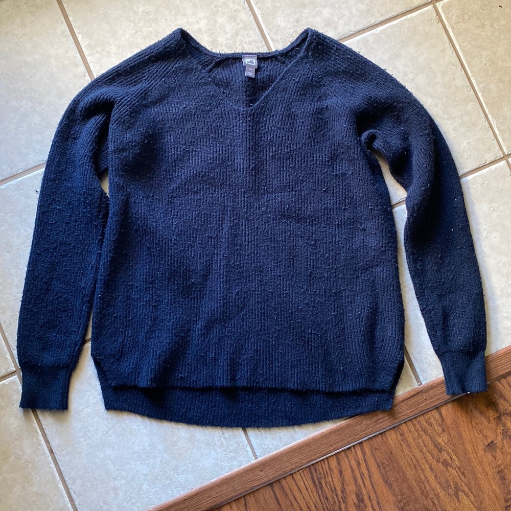 JCP Navy Chunky Blue Sweater